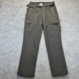 Free Soldier Cargo Pants Mens 30x30 Black Tactical Softshell Fleece Lined Hiking